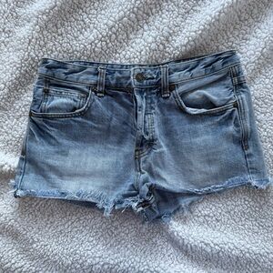 Free People Light Blue Jean Shorts